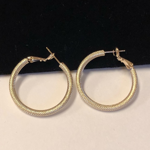 18k Gold Plated Hoop - Picture 2 of 3